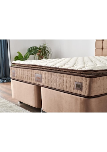 Nironyatak W.Cotton 160X200 Çift Kişilik Pedli Yatak Full Ortopedik Yaylı Ya