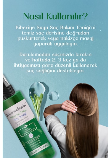 Mecitefendi Biberiye Suyu Saç Toniği 150 ML