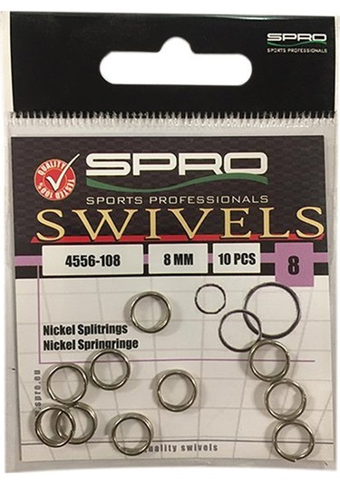 Spro Split Ring No:8 8Mm (10 Adet)