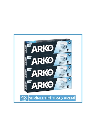 Arko Men Cool Tıraş Kremi 4 x 90 G