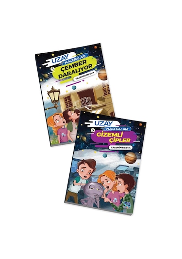 Uzay Maceraları 3. Ve 4.sınıf 8 Kitap Kutulu Okuma Seti