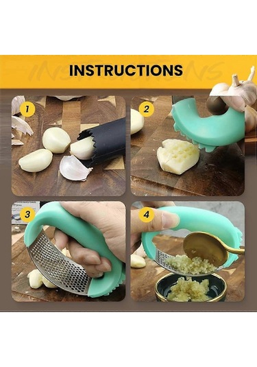 Paslanmaz Çelik Sarımsak Presi, 2024 Çamur Presi Presi Çok Renkli