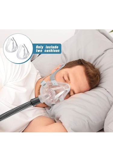 Yifomall F20 Solunum Maskesi İçin 2 Adet Burun Silikon Yedek Yastık - M Boyutu, Eşleşir Orjinal Çerçeve, Güvenilir Lehimleme, Konforlu Taşıma, Dayanıklı Malzeme