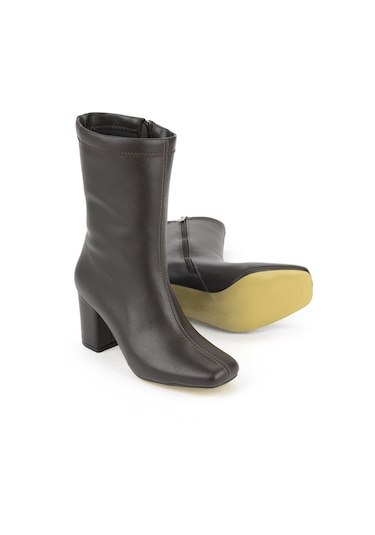 Ziya, Kadın Topuklu Bot 1531044z4007 Kahve 1531044z4007 300 Kahve