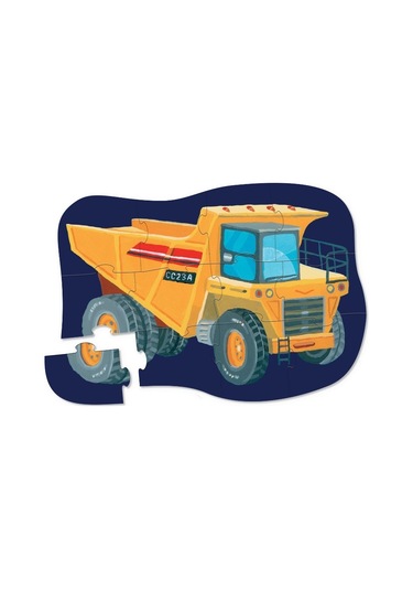 Crocodile Creek Mini Puzzle 12 Parça Construction Zone