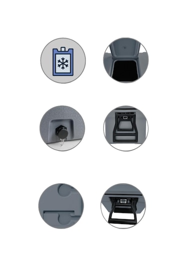 Igloo Coremax 120 Tekerlekli Buzluk 120 Litre Çok Renkli