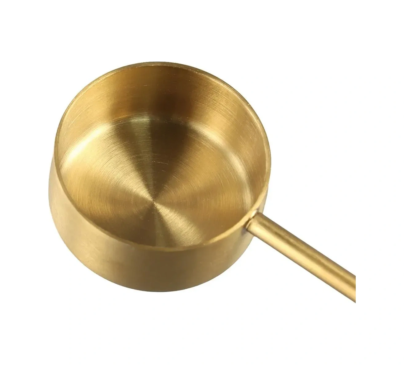 Kosona Stainless Steel 10ml Ölçü Kaşığı, Ahşap Kolu, Rust Proof, Kahve/toz Malzeme Ölçümü İçin Ergonomik Mutfak Aleti Gümüş