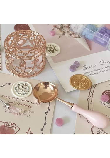 Suntek Balmumu Mühür Kiti Hafif Zanaatlar Gül-altın