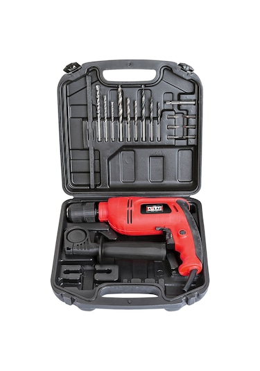 Attlas ATM 810 710W Darbeli Matkap 16 Parça Uç Seti