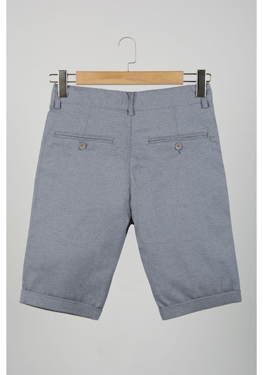 Terapi Men Erkek Gri Slim Fit Keten Şort Gri