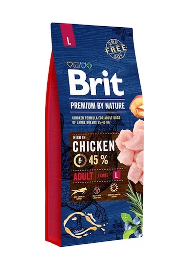 Brit Premium Large Tavuklu Büyük Irk Yetişkin Köpek Maması 15 KG