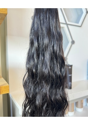 Hairpim Wavy 0.8 Gr Doğal Kestane 50 Adet 70 Cm Doğal
