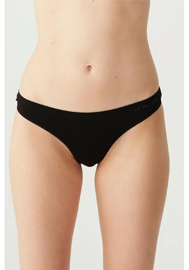U.S. Polo Assn. U.s. Polo Assn 67005 Kadın 5 Li Kıl Lastikli String 001