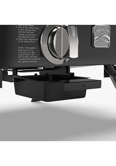 Kenmore Masa Üstü Gazlı Barbekü Siyah Siyah