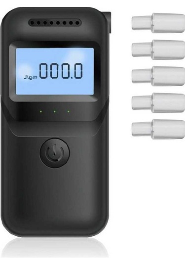 Besthome1 Taşınabilir Yüksek Hassasiyetli Alkol Ölçer, Sesli Sonuç, 50 Kayıt Hafızalı, Gece Okunabilir Lcd Ekran, Çok Kolay Kul