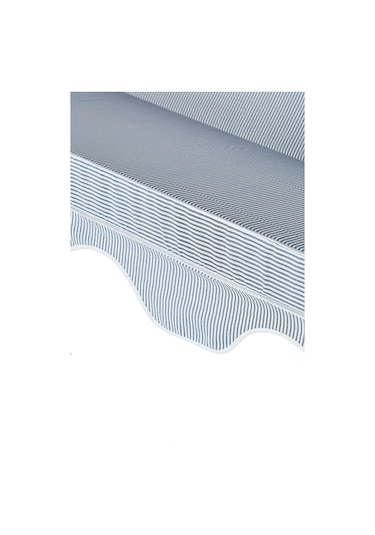 Olea 3 Kişilik Bahçe Balkon Teras Salıncağı Lacivert Çizgili Lacivert