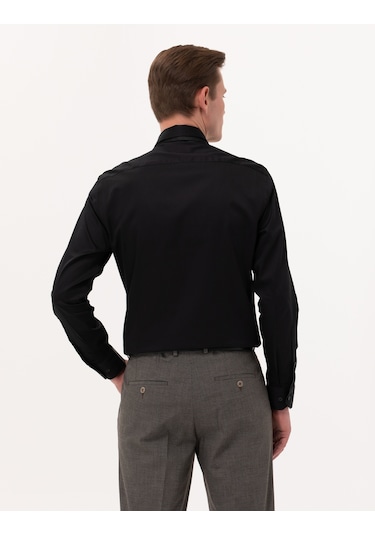 Pierre Cardin Erkek Siyah Gömlek Basic 50268201-vr046