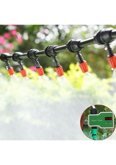 Lcd Ekranlı Otomatik Su Tasarruflu Bahçe Sulama Zamanlayıcı 5164 Yeşil