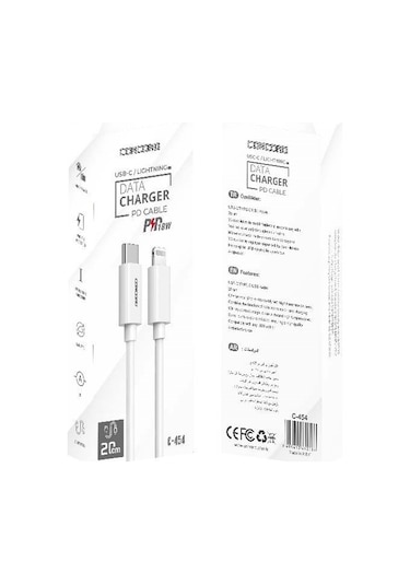 Concord C453 20 Cm 3a Pd 18w Usb-c -lightning Pd Powerbank Kablo