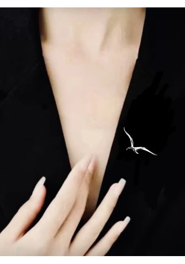 Especailly For You Broş Kuğu 463775575 Gri