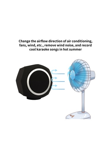 Maiyame Stüdyo Mikrofonu Köpük Kılıfı - Rüzgar Ve Ses Emici, Taşınabilir Kayıt Koruması