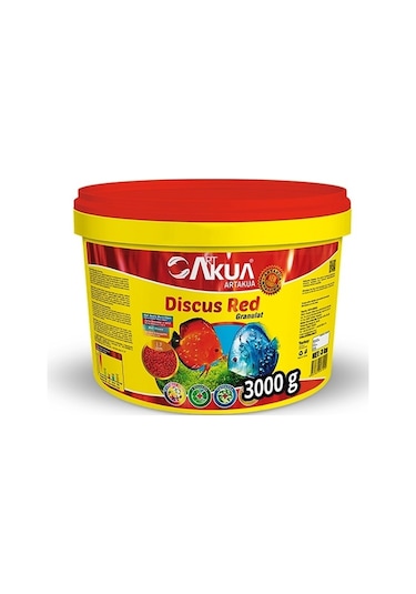 Artakua Discus Red Granulat 100 Gam -Açık- Balık Yemi 1,7 MM