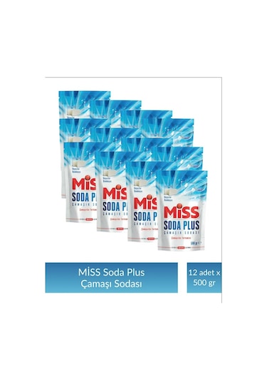 Miss Soda Plus 500 Gr X 12 Adet 12'li Set