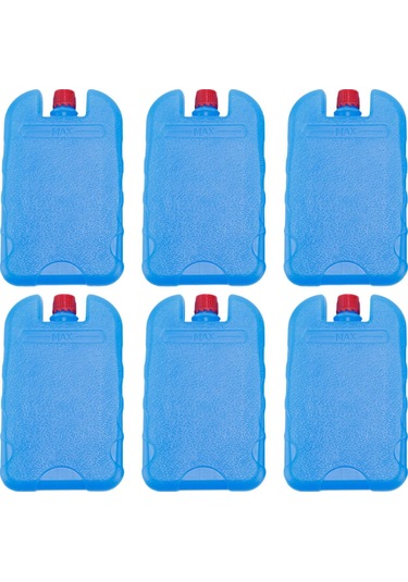 Suntek 6 Adet Buz Bloğu Yeniden Kullanılabilir Sızdırmaz Mavi