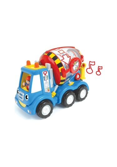 Wow Toys Mix & Fix Mike - Hazır Beton Kamyonu Mike 10180