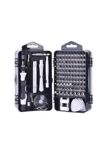 115 İn 1 Hassas Tornavida Onarım Alet Manyetik Sürücü Kitli Elektronik Hassas Tornavida Seti