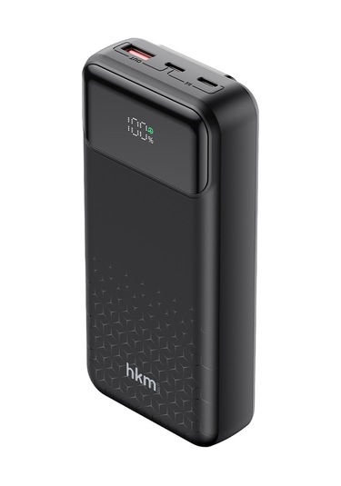 Power Nano 20.000 Mah 20W Pd 20W Hızlı Şarj Destekli Type-C Ve Lightning Kablolu Powerbank Siyah