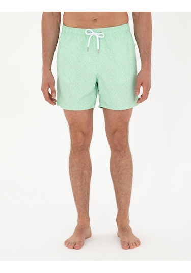 Pierre Cardin Erkek Fıstık Deniz Şortu 50289579-vr087 Açık Yeşil