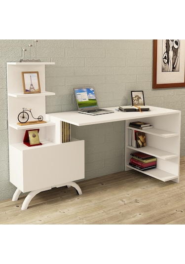 Kalenderdekor1 Kalender Dekor Olivia Çalışma Masası Olv01 Beyaz