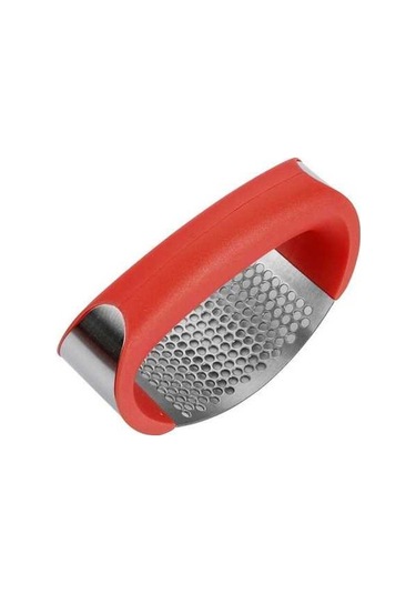 Dancemonkey Paslanmaz Çelik Halka Sarımsak Presi-kırmızı Kırmızı