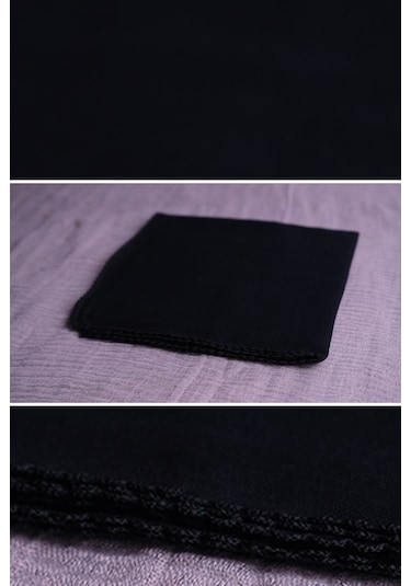 Siyah 90X90 Cm Iç Tülbent Pamuklu 1007K_01 Siyah