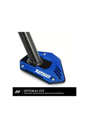 Xuweiwei Bmw R1250gs 2019 2024 Motorcycle Kickstand Non Slip Pad Cnc Aluminum Alloy Black