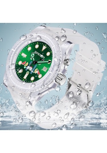 Sones Skmeı 1534 Elmas Kakmalı Zarif Su Geçirmez Kuvars Çelik Bantlı Saat Gümüş Gül Altın