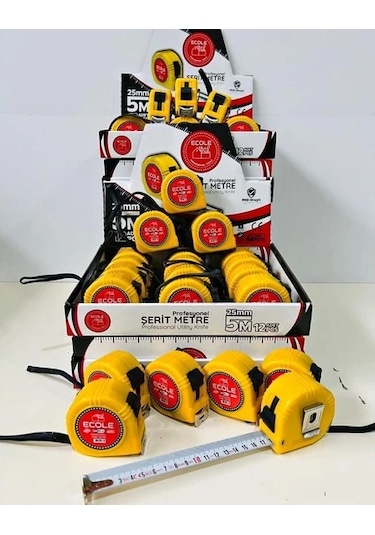 Ecole 5mt X 25mm Şerit Metre Adetli