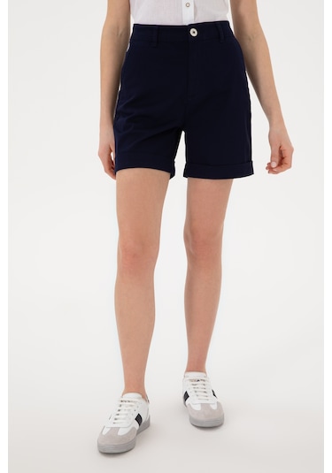 U.s. Polo Assn. Kadın Lacivert Şort / Bermuda 50309125-vr033 Lacivert