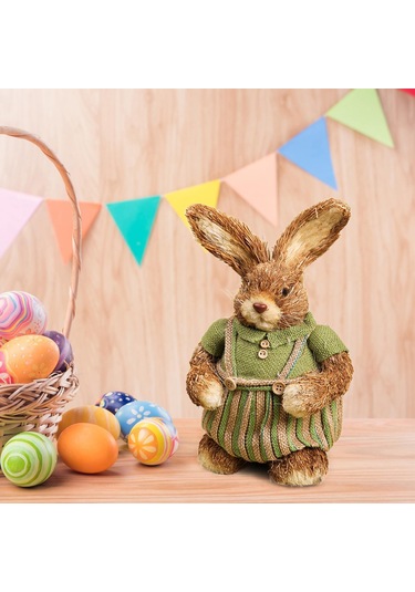 Suntek Tavşan Heykeli Bahçe Dekor Paskalya Tavşanı Heykelcik