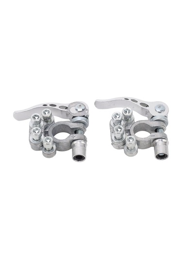 Vkemall Otomotiv Akü Bağlantı Terminaleği, 4 Yollu Hızlı Kesme, A Tipi Polarityli, Bakır Malzeme, Anahtarlı Montaj, 45-200ah Uyumlu