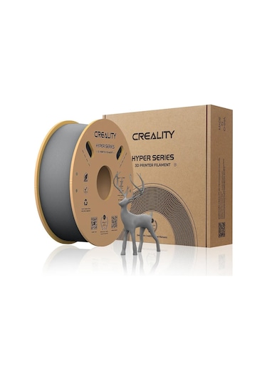 Creality Hyper Pla Gri Filament 1.75mm 1000gr