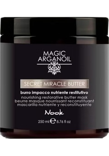 Nook Magic Arganoil Sülfatsız Onarıcı, Kuru Ve Yıpranmış Saçlar İçin Vegan Saç Maskesi 250ml