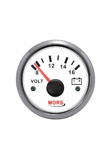 Voltmetre 12v Beyaz