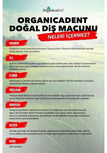Organicadent Üçlü Koruma Doğal Diş Macunu 75 Ml Diğer