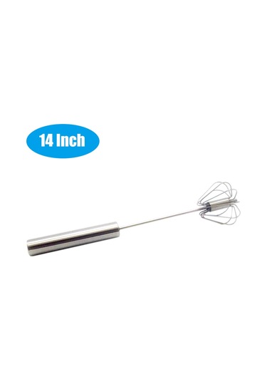 Kosona Gıda Karıştırıcı Ev Mutfak Kullanımı Paslanmaz Çelik El İle Süt Krema Yumurta Karıştırıcı 14 İnç Diğer