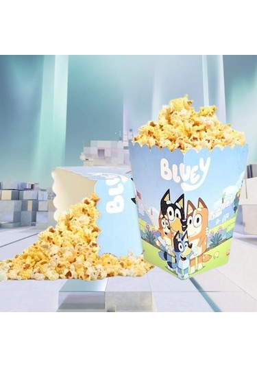 Mısır Kutusu Pop Corn 8 Li Bluey Temalı