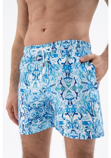Arma Erkek Regular Fit Çok Renkli Mayo Deniz Şortu Y25525278001 Mavi