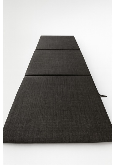 Antrasit Katlanır Sünger Misafir Yer Yatağı Ve Balkon Minderi 7cm Antrasit