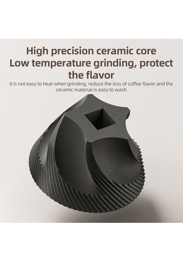 Novahub 5 Seviyeli Taşınabilir Kahve Değirmeni: Otomatik Durdurma, Şarj Edilebilir, Hafif, Pratik Siyah Siyah